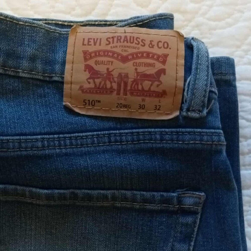 Classic Levi's 510 skinny jeans, 20 regular W 30, L 32